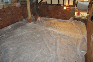 Lime Crete Flooring undertaken in Essex